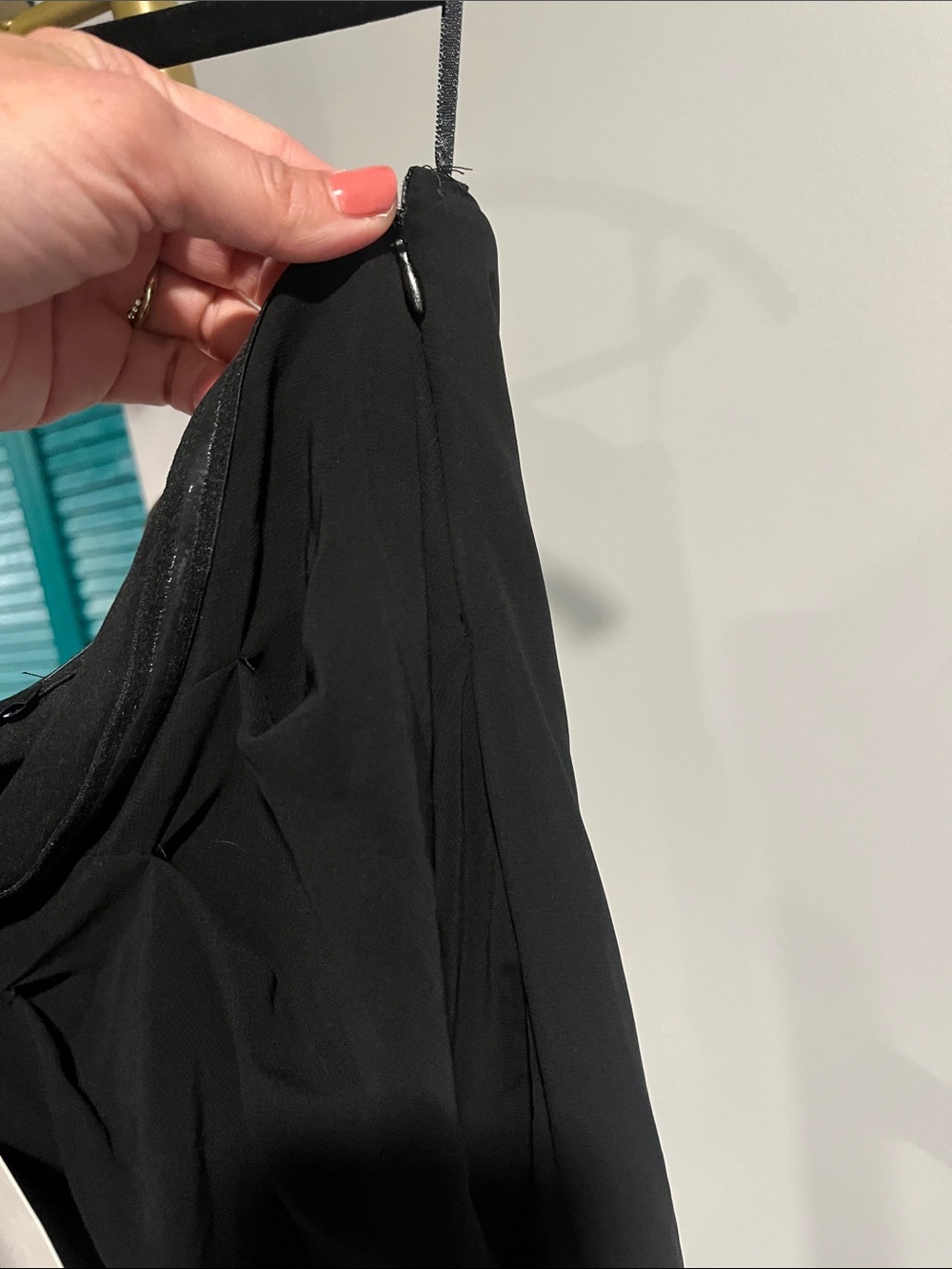 ZARA STRAPLESS LONG SHEER TOP BLACK - M - Picture 8 of 10